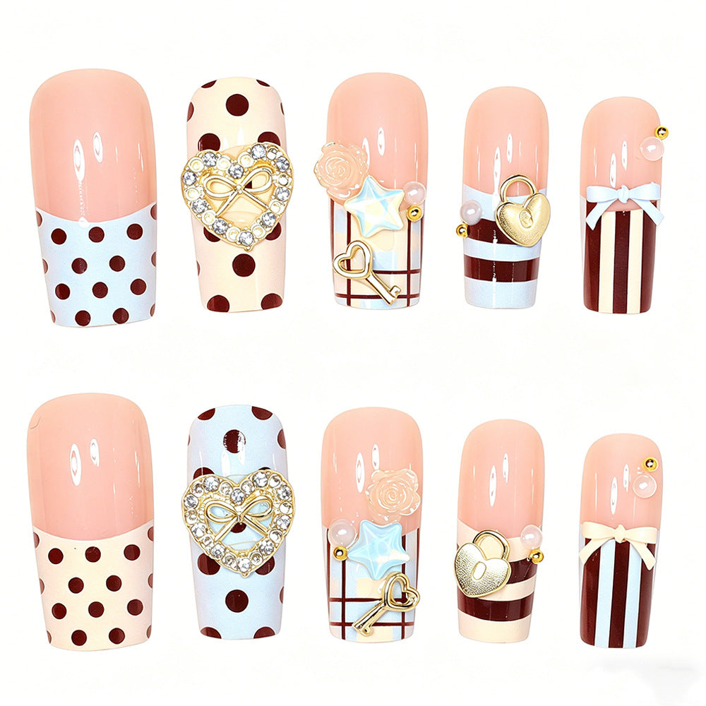 Decorative Press-On Nail Art Kit Acalora