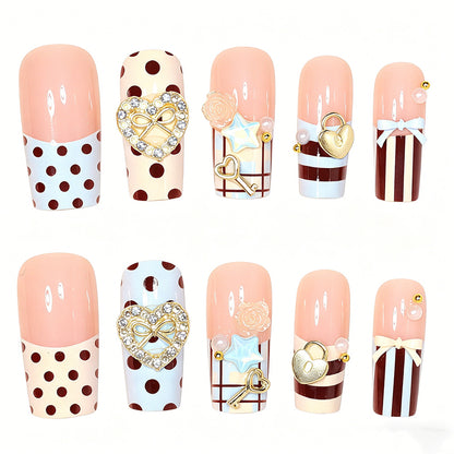 Decorative Press-On Nail Art Kit Acalora