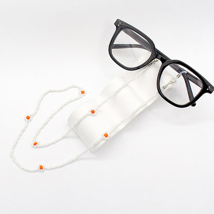 Floral Beaded Eyewear Chain Acalora