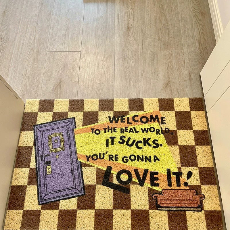 Whimsical Welcome Door Mat