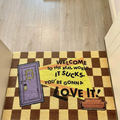 Whimsical Welcome Door Mat