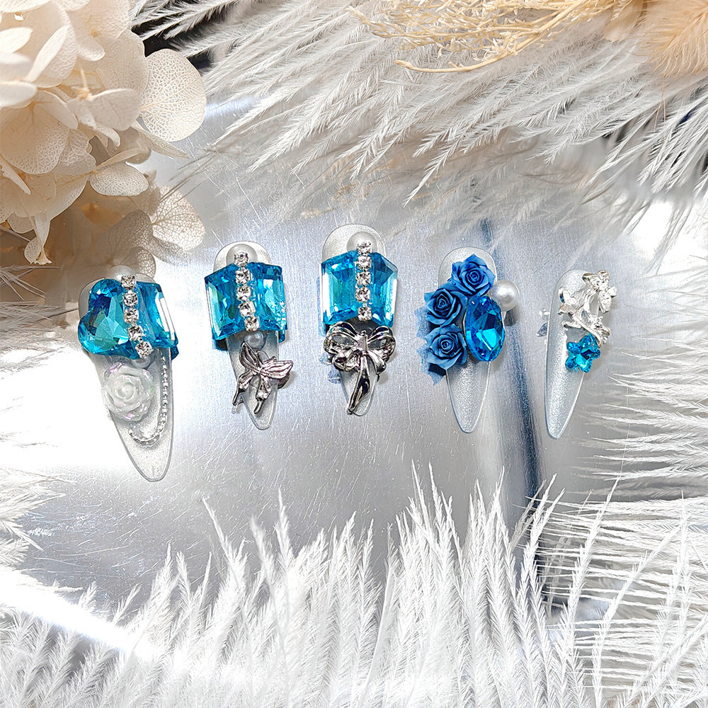 Nail Art Set with Glamorous Decorations Acalora