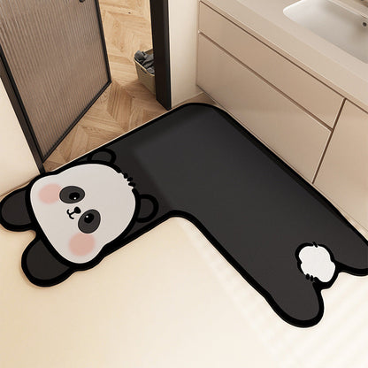 Fun-Filled Cartoon-Themed Bath Mat