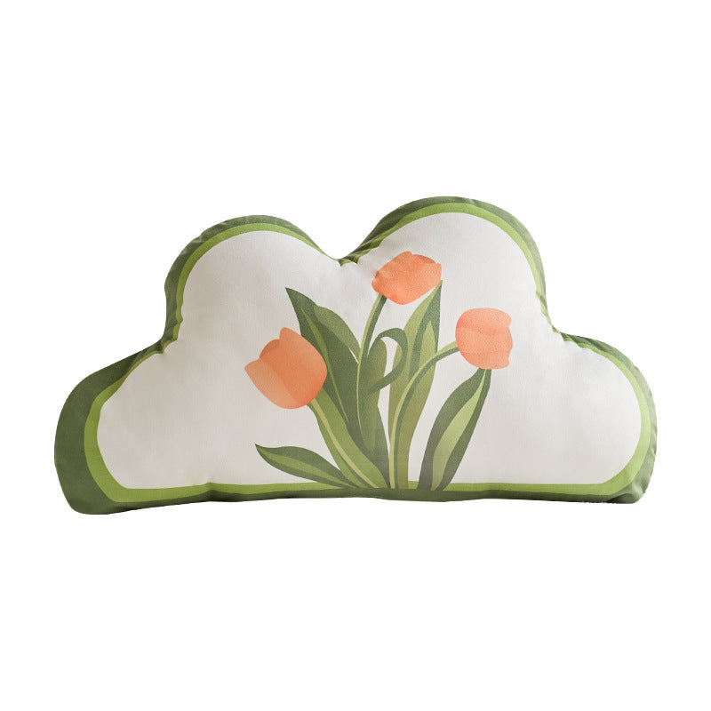 Decorative Cloud-Shaped Throw Pillow