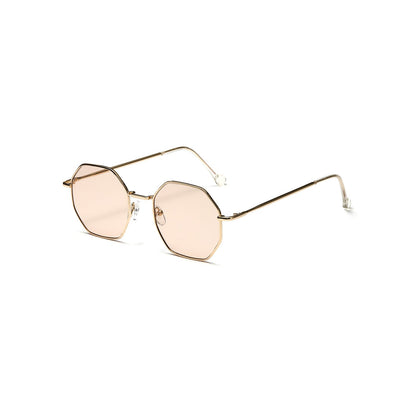 Women's octagonal sunglasses with elegant metal accents Kalsten