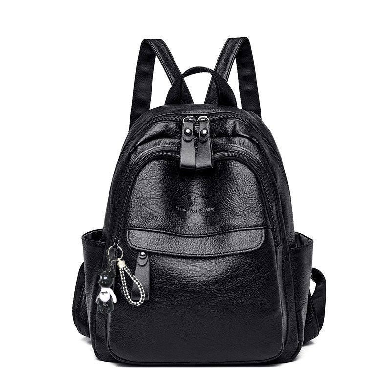 Stylish Black Backpack Acalora