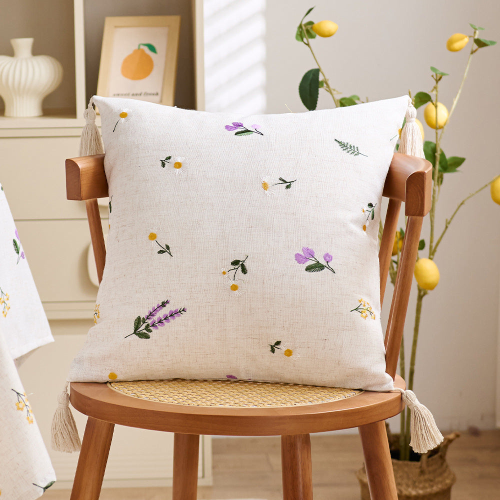 Decorative Tassel Cushion Cover