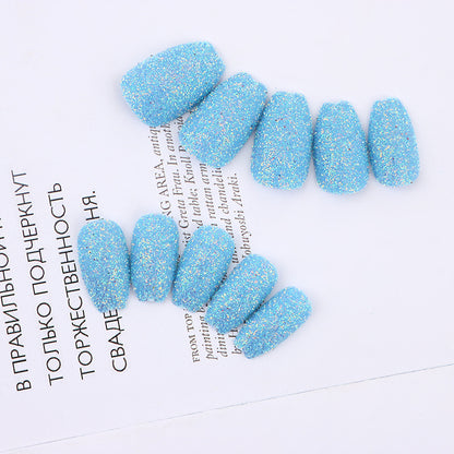 Glittering artificial nails in modern design Acalora