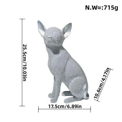 Decorative dog figure in modern design Acalora