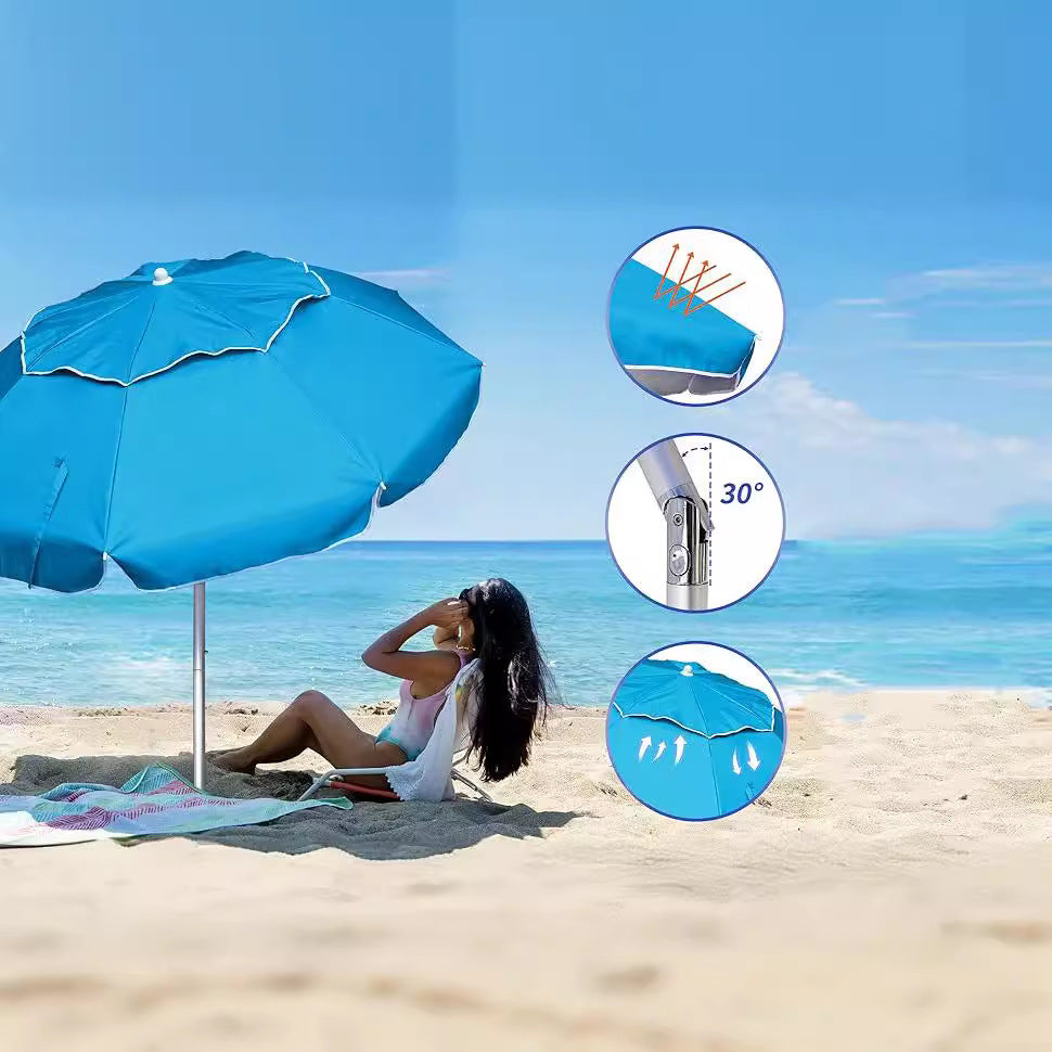 Women's beach parasol with stable ground anchor Brehn