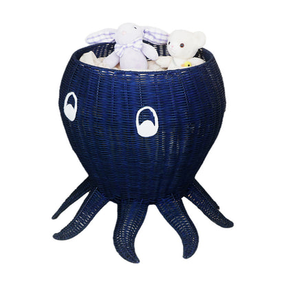 Cute Octopus-Shaped Woven Planter Acalora