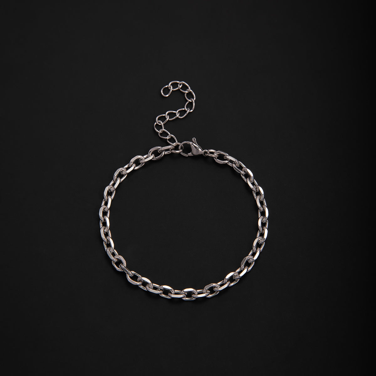 Textured Chain Link Bracelet Acalora