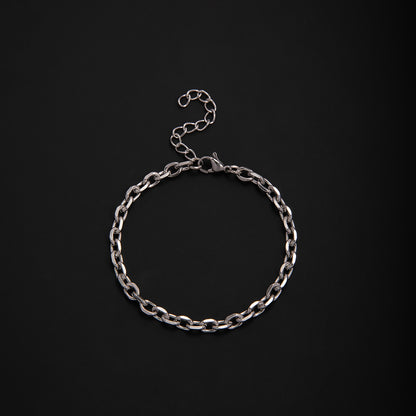 Textured Chain Link Bracelet Acalora