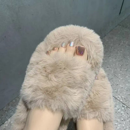 Cozy Faux Fur Slippers Acalora