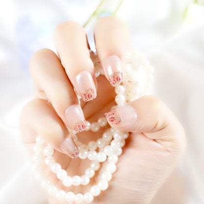 Stylish Artistic Press-On Nail Set Acalora