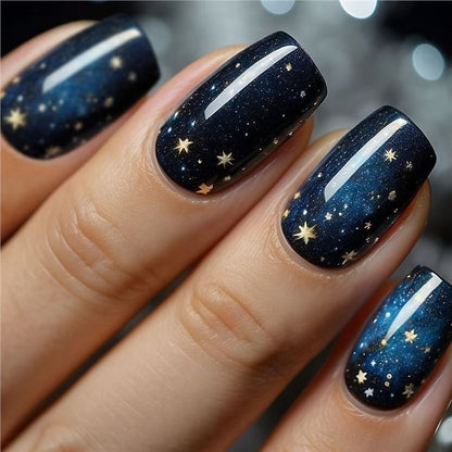 Celestial Starry Night Press-On Nail Set Acalora