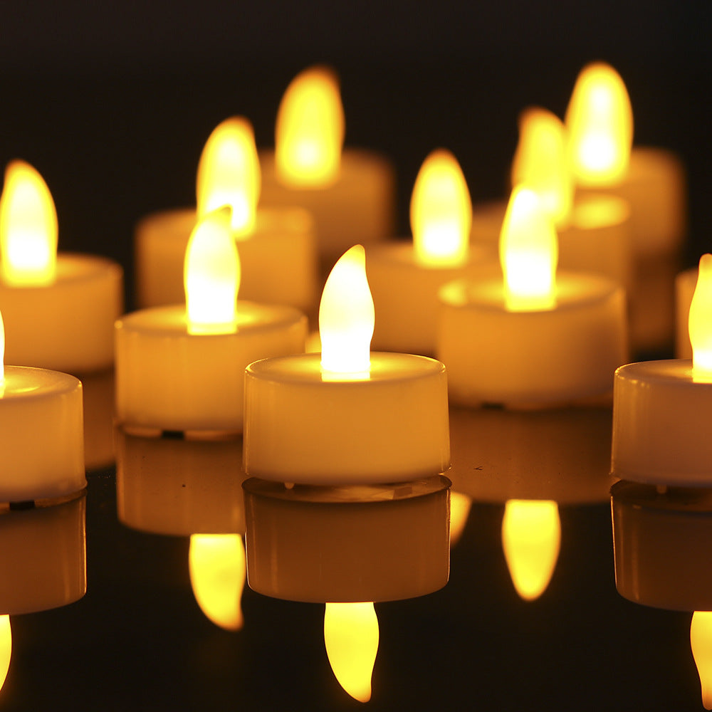 LED Flameless Tealight Candle Lights with Realistic Flicker Acalora