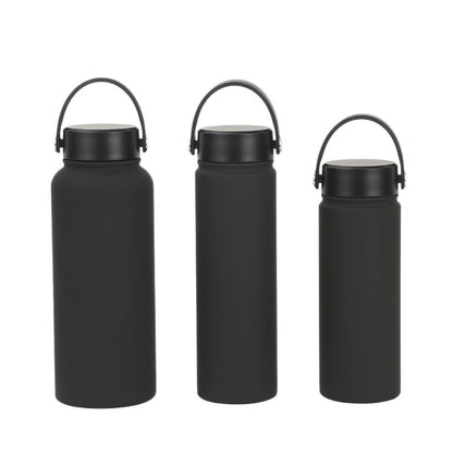 Women's double-walled insulated water bottle with practical carrying handle Kalsten