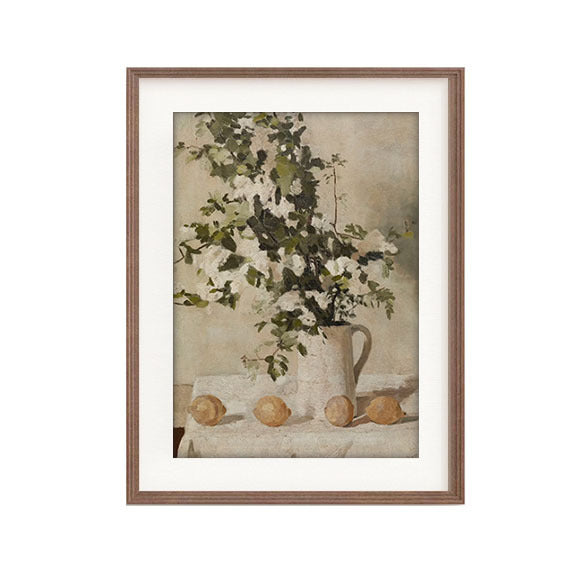 Vintage Flower Couple Wall Display
