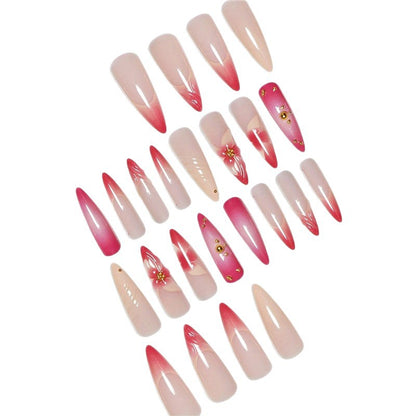 Artistic Floral Nail Art Design Acalora