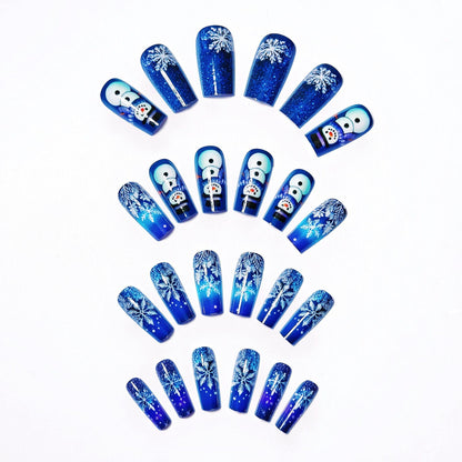Winter Wonderland-Themed Nail Art Acalora