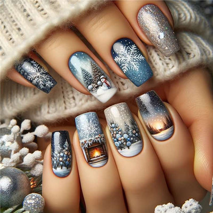 Festive Holiday Nail Art Acalora