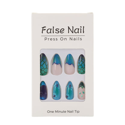 Mermaid Style Artificial Nails Acalora