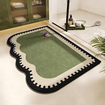 Panda-Themed Decorative Floor Mat