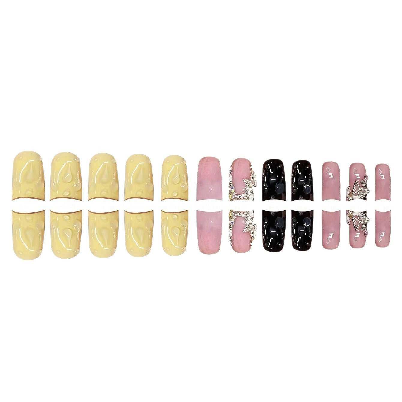Glamorous Decorative Acrylic Nail Art Acalora