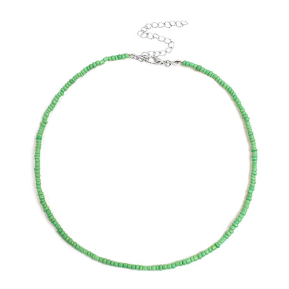 Colorful Beaded Choker Necklace Acalora