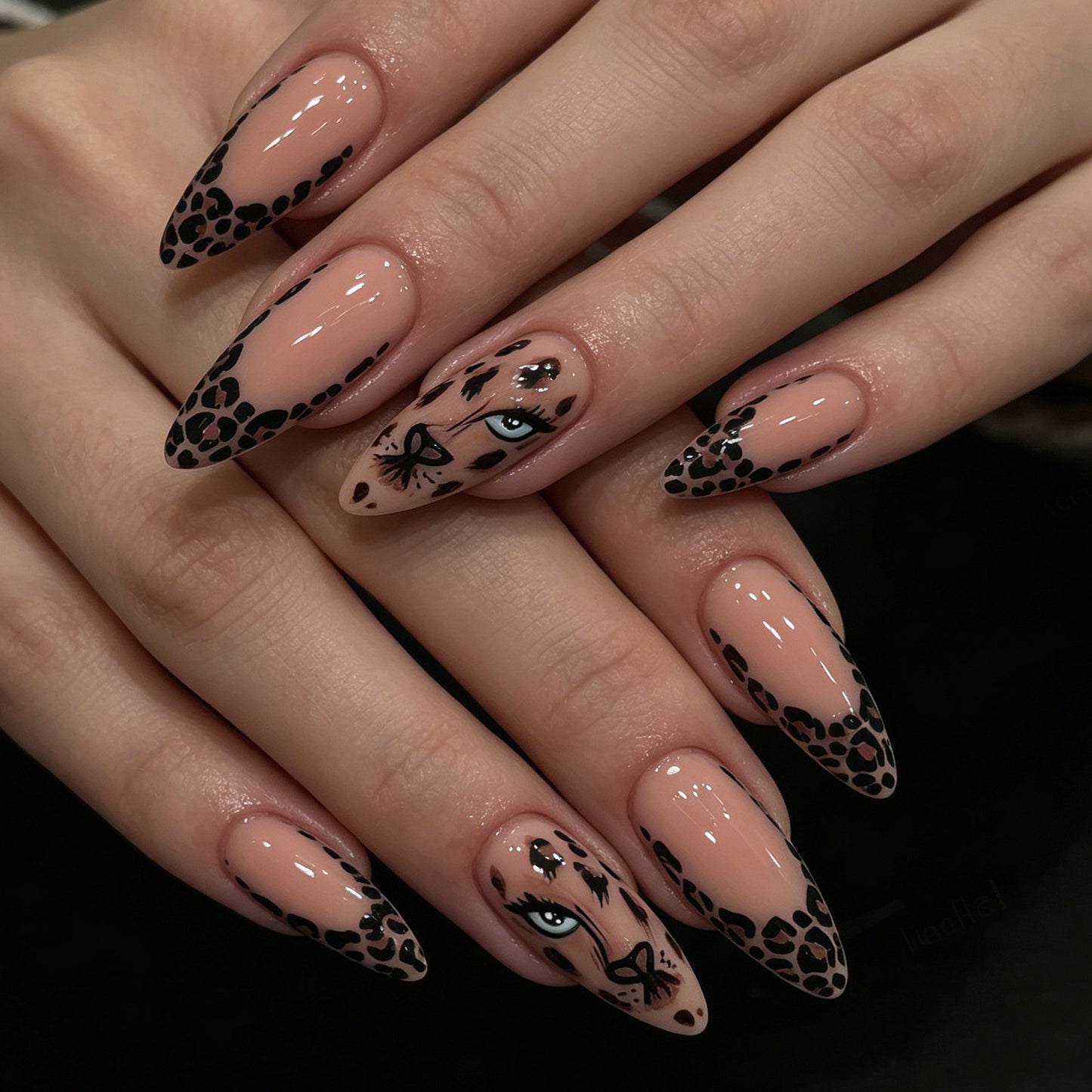 Artistic Stiletto Nail Art Tips Acalora