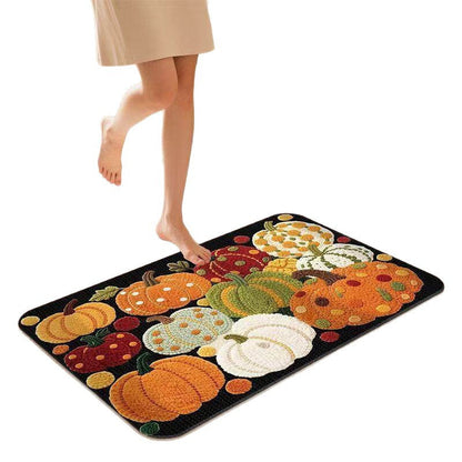 Decorative Pumpkin Bath Mat