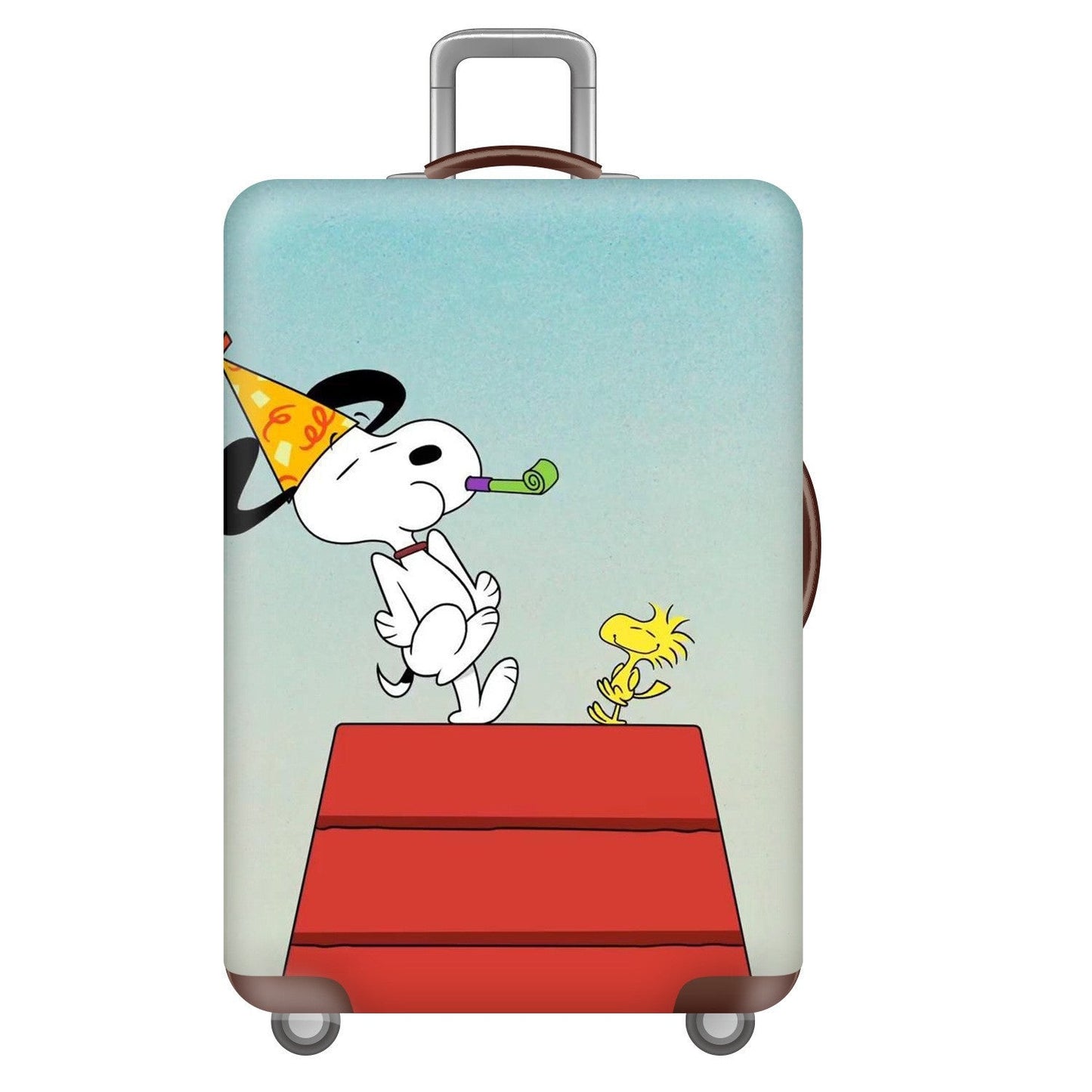 Unisex hard-shell travel suitcase with playful Snoopy motif Brehn