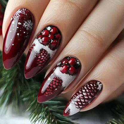 Seasonal Holiday-Themed 3D Nail Art Acalora