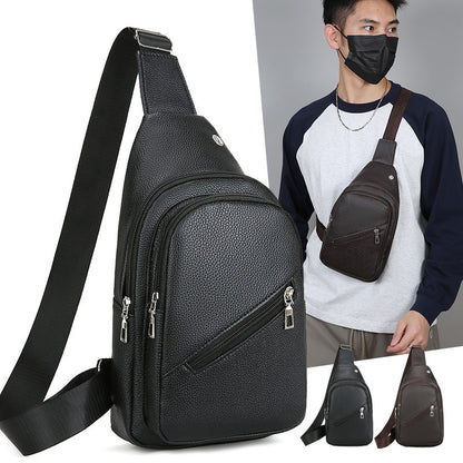 Premium Leather Sling Backpack Acalora