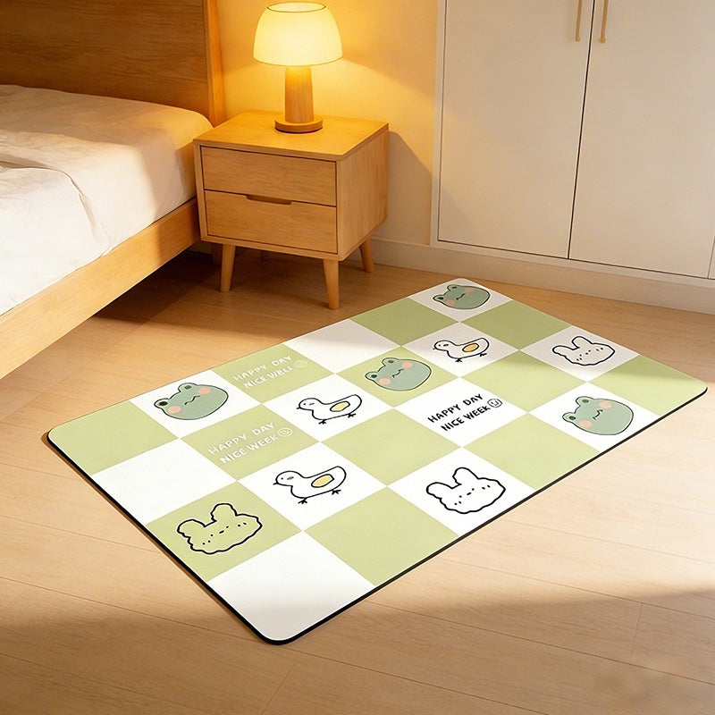 Cute Cartoon Pet-Themed Bath Mat Acalora