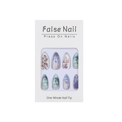 Artificial nails with botanical and artistic designs Acalora