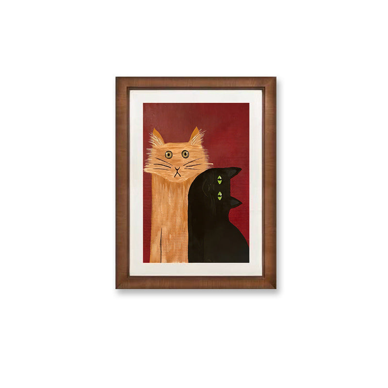 Cat Theme Artistic Wall Decoration