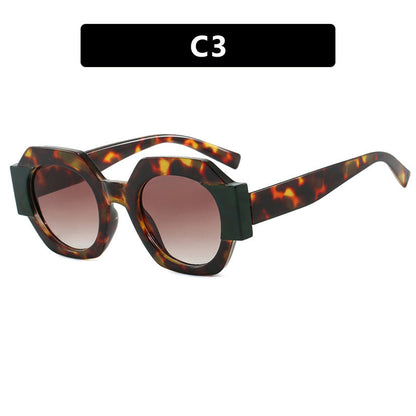 Ladies trendy sunglasses in hexagonal design Kalsten