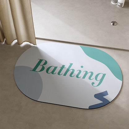 Playful Cat-Themed Bath Mat