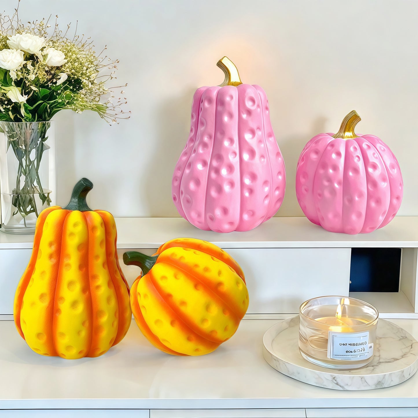 Decorative Pumpkin Sculptures Acalora