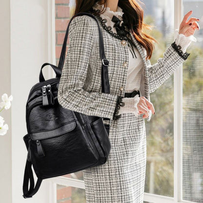 Stylish Black Backpack Acalora