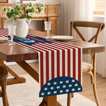 Decorative Patriotic Table Runner