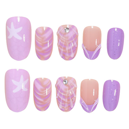 Ocean-Inspired Nail Art Set Acalora