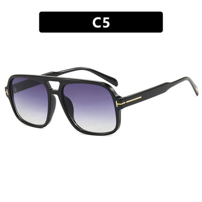 Women's trendy sunglasses with square frame and polarizing yellow lenses Kalsten