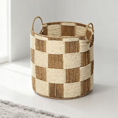 Natural Fiber Storage Basket Acalora