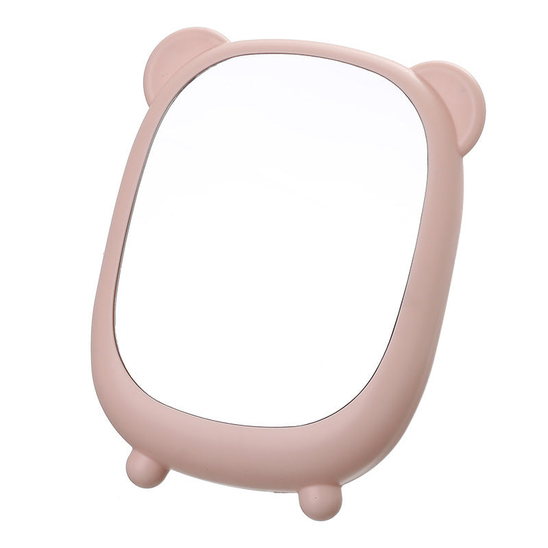 Cute Panda-Themed Handheld Makeup Mirror