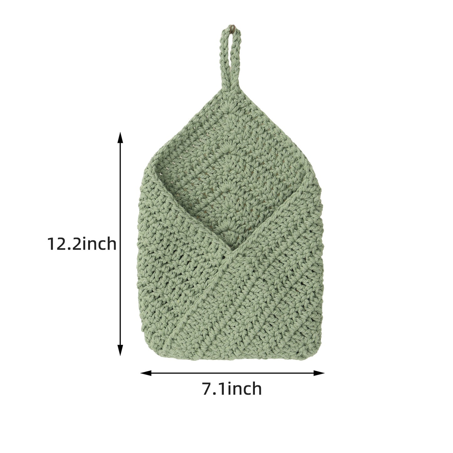 Hand-knotted storage bag Acalora