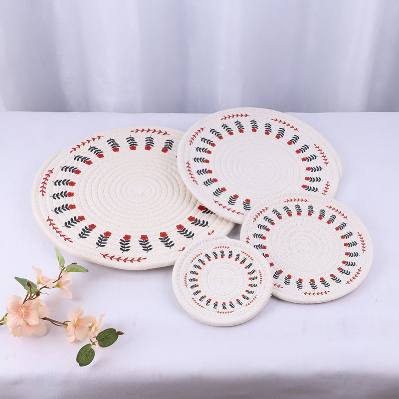 Round tablecloth with mandala pattern Acalora