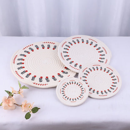 Round tablecloth with mandala pattern Acalora
